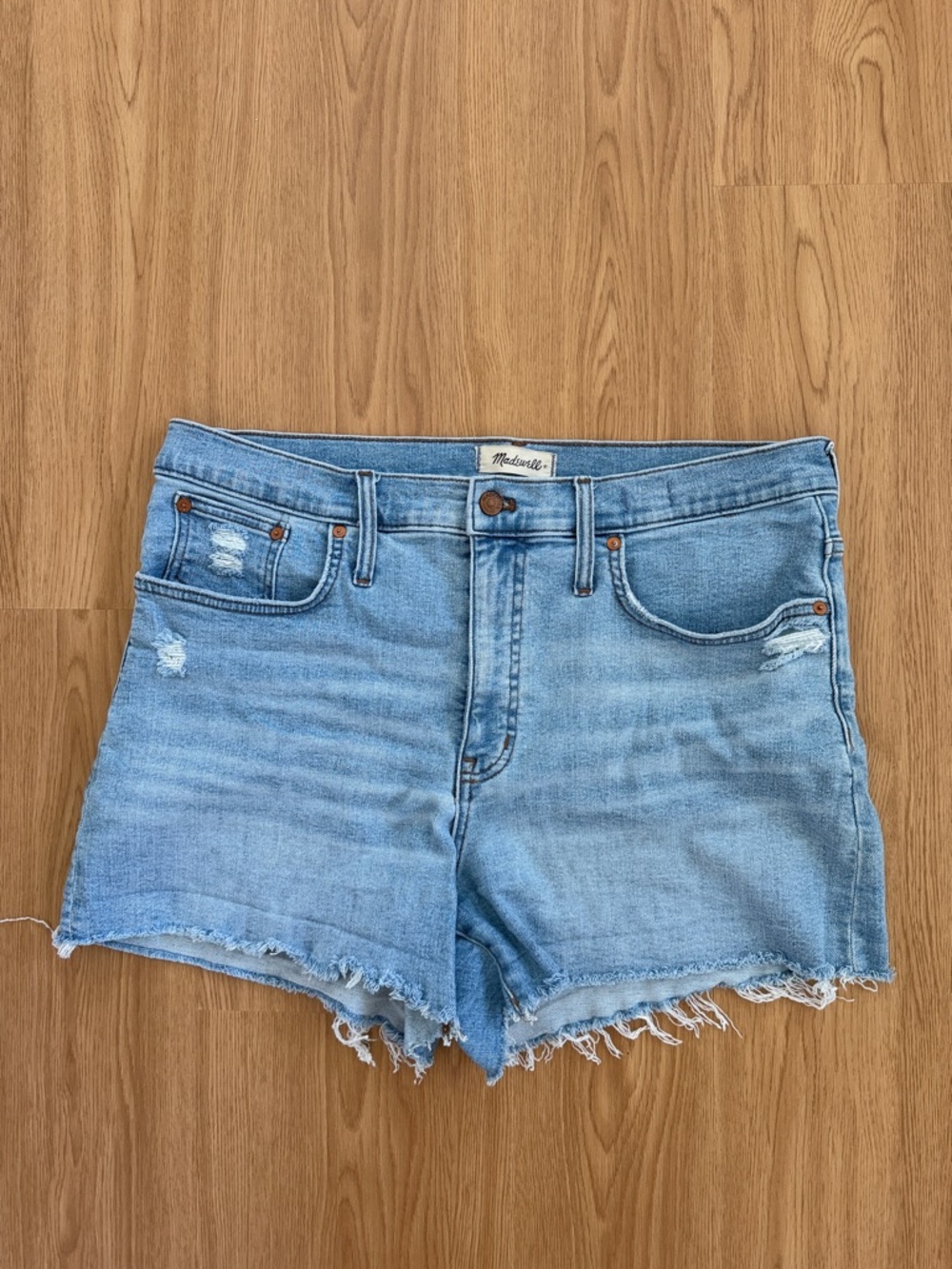 Madewell High Rise Denim Shorts
